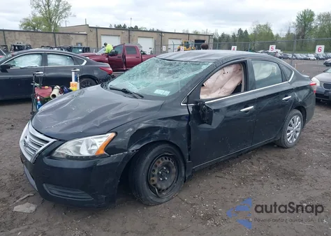 2015 Nissan Sentra S из США, поврежденный, VIN 3N1AB7AP1FY309299